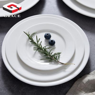 China Hot Selling Arabic Ceramic Dinner Dish Viable For Restaurant for sale