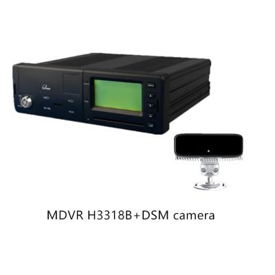 China Bus/Truck/Hazardous Goods Vehicle/Truck Driving Wireless Recorder 8CH 3G/4G/WiFi GPS HD Hygiene MDVR H3318B with DSM Camera for Car Video Monitoring for sale