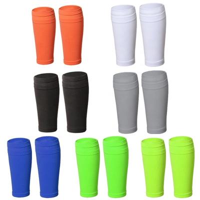 China Universal Custom LOGO Stretch Football Socks Shin Guard Stays Sleeve For Holding Football Shin Guards for sale