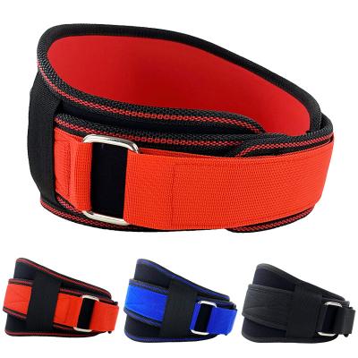 China Durable Adjustable EVA Thickening Men's Woman's Powerlifting Lever Belt Nylon Back Support for sale