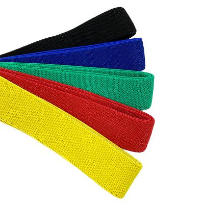 China Bodybuilding Exercise Bands Fabric Pull Up Aid Resistance Band Exercise Fitness Elastic Stretch Band Set Of 5 for sale