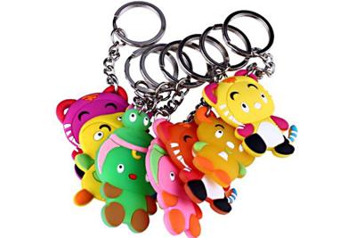 China 3D Zacht van de Sleutelringskeychain van Pvc Keychain Rubber de Douane Zeer belangrijk Keten pvc Rubberkeychain Te koop