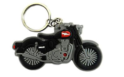 China Motorfiets Patroon Gepersonaliseerde Rubberkeychains, Goed de Aanrakingsgevoel van Douane Rubberkeychains Te koop