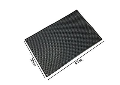 China Large Non Slip Rubber Bar Drip Mats , Bar Mats With Logos 700gsm Weight for sale