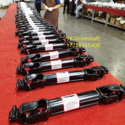 China Hotels kit 32*86 cardan shaft kubota tractors and cross drive farm implements PTO black shaft S50 610MM shaft for sale