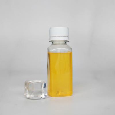 China Beverage Mini Square Plastic PET Juice Bottle 2oz 60ml Beverage Bottle Packaging for sale