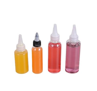 China Retail Plastic Bottle Bulk Household Food HDPE BBQ Sauce Paste Yorker Bottle With Twist Screw Lid for sale