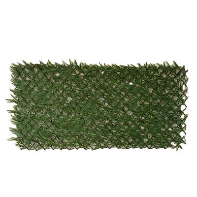 China Artificial Privacy Art Decor Willow Faux Ivy Boxwood Hedge Panel Leaf Roll Fence for sale