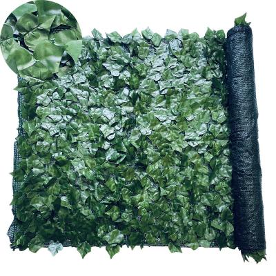 China New Cool Eco-friendly Plastic Artificial Ivy Hedges Fake Leaves Fence Privacy For Outdoor Indoor Decoration for sale