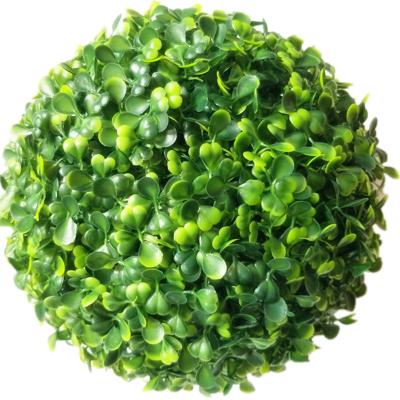 China D'Art Decor Factory Outdoor Topiary Balls Plants Direct Plastic Boxwood Grass Round Artificial Topiary Ball For Wall Hanging Ornament for sale