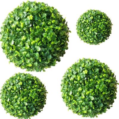 China D'Art Decor Factory wholesale artificial grass boxwood topiary ball directly for wall hanging ornament for sale