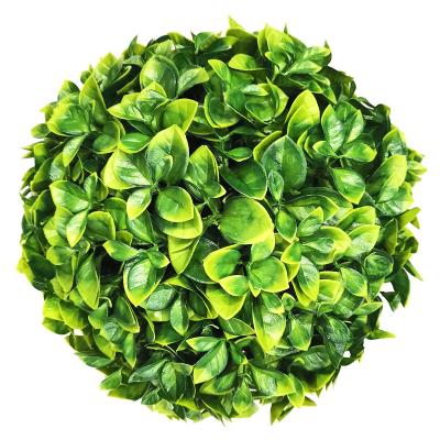 China Minimalist Customized Decorative Artificial Plastic Boxwood Ball Frames Plants Grass Ball Topiary Bonsai With Pots For Decor for sale