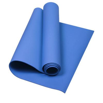 China Durable Factory Custom Wholesale EVA Yoga Mat Border 3mm4mm5mm Embossed Solid Color Yoga Mat Fitness Supplies for sale