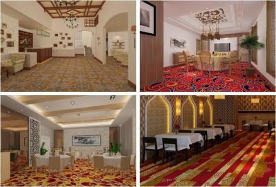 China Wilton carpet for restaurant luxury wall to wall carpet for sale