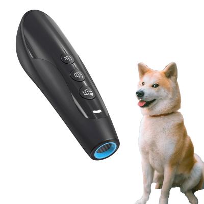 China 2020 new design viable usb dog reflector high power rechargeable ultrasonic dog trainer for sale