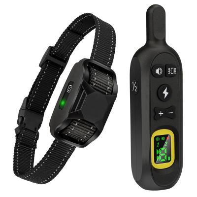 China 2022 New Dogs Dog Training Collar E Collar With Remote Control Long Distance for sale