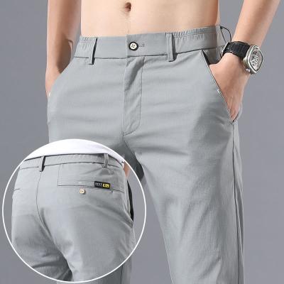 China Viable men's bright colors unique products fashion attractive design Korean slim business casual dress pants men for sale