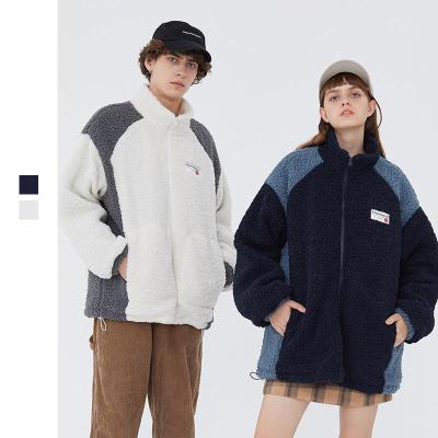 China Hong Kong Style Loose Lamb Velvet QUICK DRY FB Couples Korean Trend Autumn And Winter Warmth Recommended Harajuku Men's and Women's Jacket for sale