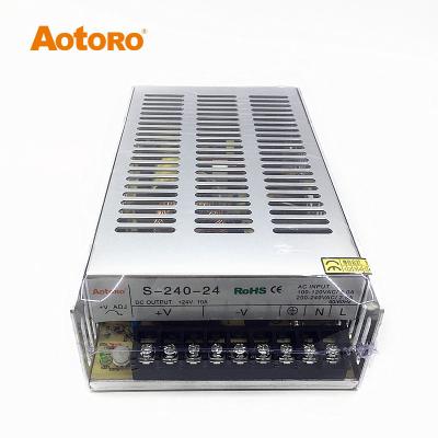 China Cheap S-250-24 dc24v 10a power supply aluminum computer change parts for sale