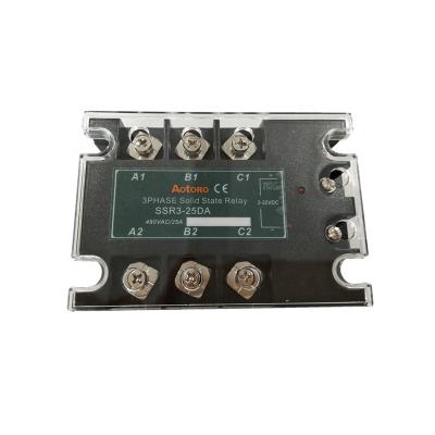 China Sealed Solid State Relay SSR3-40DA 40A Three Phase Electrical Relay for sale