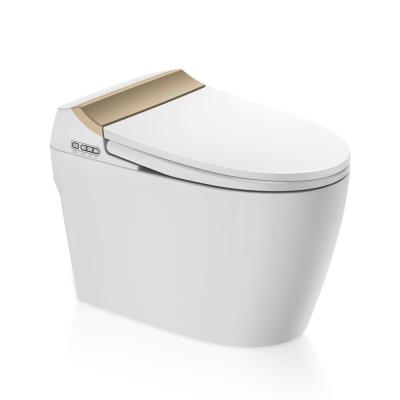 China Modern Chinese girl ceramic automatic open tankless smart 110v toilet for sale for sale