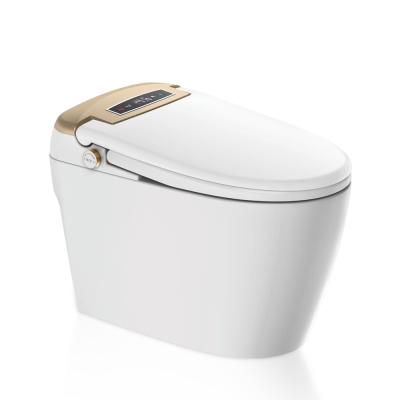 China New Modern Design Automatic Flush Smart Toilet With Concealed Water Tank for sale