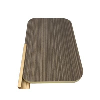 China Waterproof Bamboo Fiber Interior Decoration Panel Cladding Wall Panel Solid Paneling 9mm For Hospitals for sale