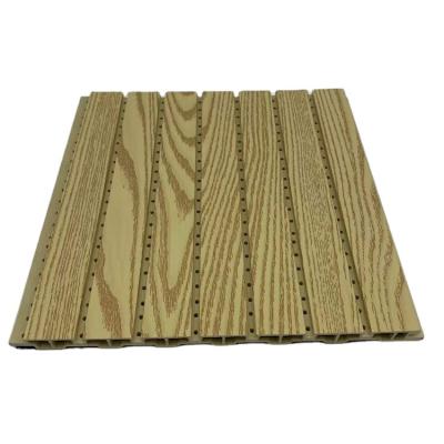 China Environmental friendly pvc cladding wall panel wpc wooden wall noise barriers exterior wall panel for exterior decoration for sale