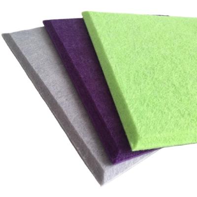 China Sound Absorption 8mm 9mm Polyester Acoustic Panel Highly Effective Soundproof Acoustic Panels Grade Soundproof Panel for sale