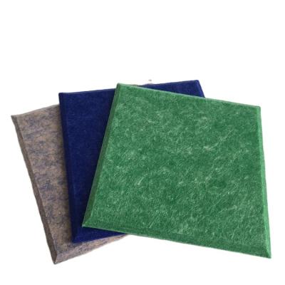 China Linyi Sound Absorption 100% Sound Absorption Polyester Fiber Panel Highly Effective 3d Sound Proof Polyester Sound Absorbing Panel for sale