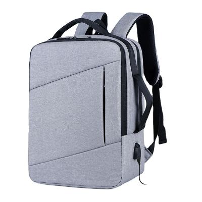 China Anti-Theft New double - layer business casual backpack with logo splash - proof simple computer students backpack for sale