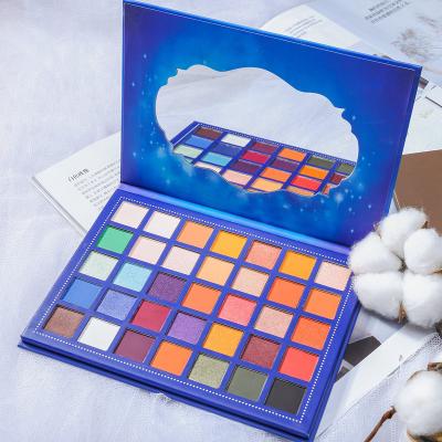 China Cosmetics 35 Colors Eyeshadow Palette Waterproof Matte Eyes Makeup Glitter Shining Dye Eyeshadow Palette for sale