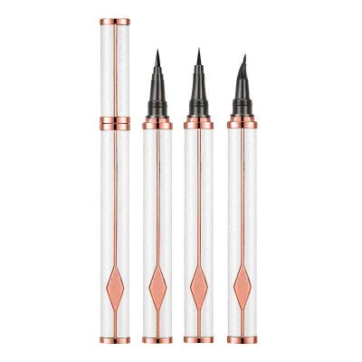 China Long-lasting Oil-free Liquid Eyeliner Pen Black Waterproof Multifunctional Makeup Brush Tip Eyeliner Common Makeup Customized 10PCS for sale