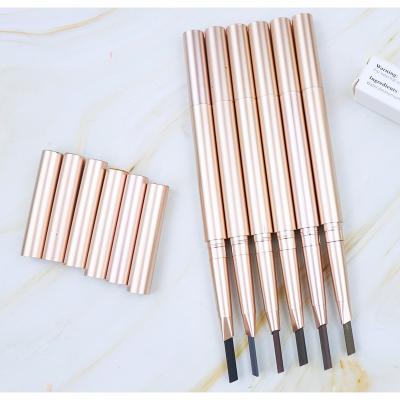 China Waterproof 6 Colors Private Label Eyebrow Pencils Double Head Sweatproof Waterproof Not Fade Long Lasting for sale