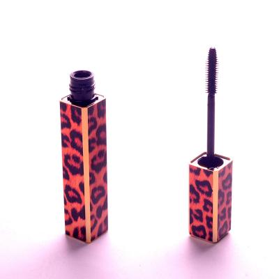 China New Product Leopard Tube Mascara Brush Makeup Curling Water Resistant Lengthening Eyelash for sale