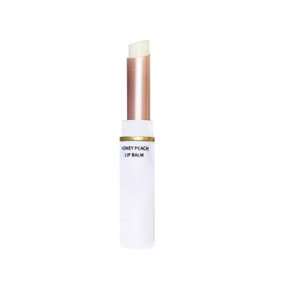 China Moisturize Low Price Moisturizing Non-sticky Peach Flavor Lip Gloss Colorless Lip Balm for sale