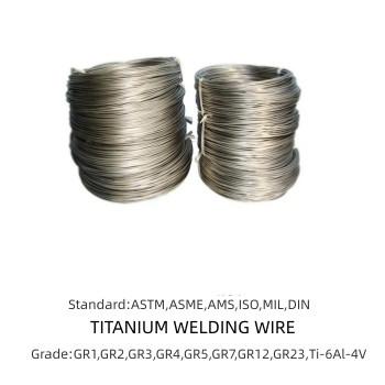 China Polished Silver Titanium Thread with Excellent Corrosion Resistance for sale