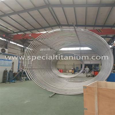 China Purity Long lasting Titanium Coil Tube with Temperature Resistance for Superior Heat Transfer for sale