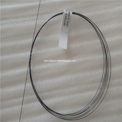 China Up To 8% Strain Recovery Density 6.45 G/cm3 Nitinol Wire SMA Niti Wire Of 0.1mm - 10mm Diameter for sale