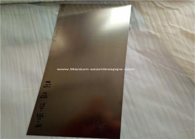 China Nitinol Sheet Nickel Titanium Alloy Sheet with 55% Transition Temperature for sale