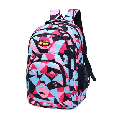 China Anti-theft Teenage Girl Colorful School Bags Children Backpacks Custom Logo Large Capacity Unisex Traveling Backpacks for sale