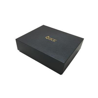 China Professional Hot Selling Lower Price Black Lid Recyclable And Low Box Board Packaging Paper Boxes For Gift for sale