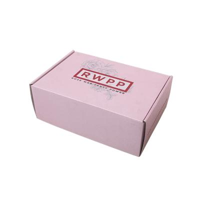 China HXC Logo Hat Small White Pink Recyclable Custom Shipping Boxes for sale