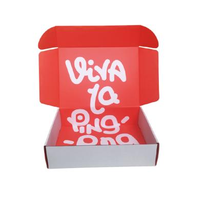 China Recyclable HXC 0 Risk Custom Design Luxury Apparel Packaging Shipping Box For Online Retailers for sale