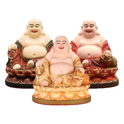 China China Maitreya Buddha Statue 12 Inch Smiling Buddha Bronze Buddha Statue for sale