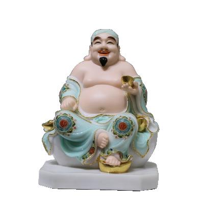 China China white marble statue of home earth god for buddha and jade decoration ornaments for sale