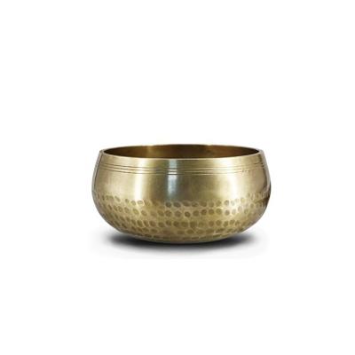 China Tibetan Singing Buddha Bowl Handmade Healthy Yoga Bowl China Nepal Pure Copper Buddha Healthy Bowl Copper Chime for sale