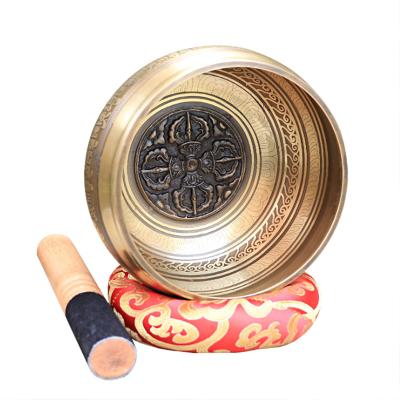 China Handmade Healthy Yoga Therapy Nepal Ode Bowl China Tibetan Singing Bowl Buddha Singing Bowls for sale