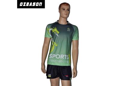 China Geen van de het Rugbyliga van de Kleurengrens Kleurstof Sublimaton die van Jerseys volledig Volwassen Grootte drukken Te koop