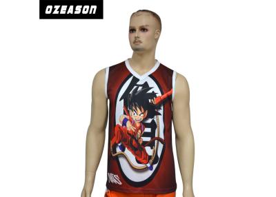 China Customized Logo Polyester Tank Tops Plus Size  Digital Sublimation Quick Drying for sale